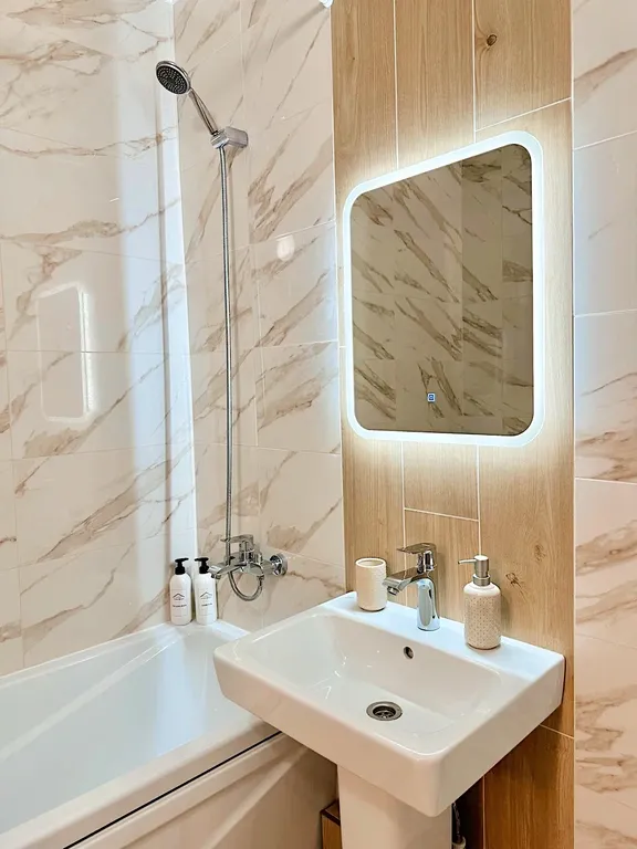 Однокомнатные апартаменты с современным ремонтом