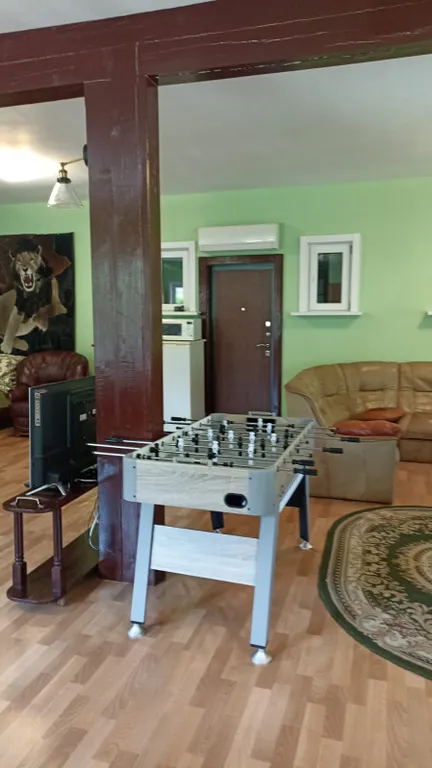 Коттедж Дом у леса, бильярд, баня, бадминтон, баскетбол, свой парк — Липицы