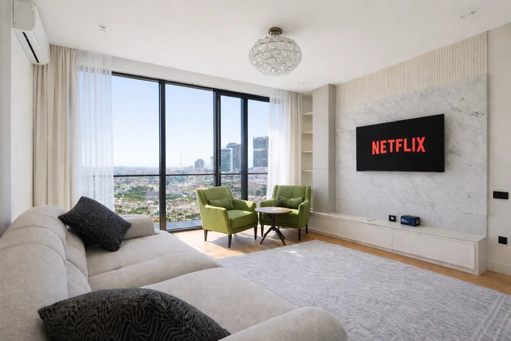 Просторная квартира в современном стиле