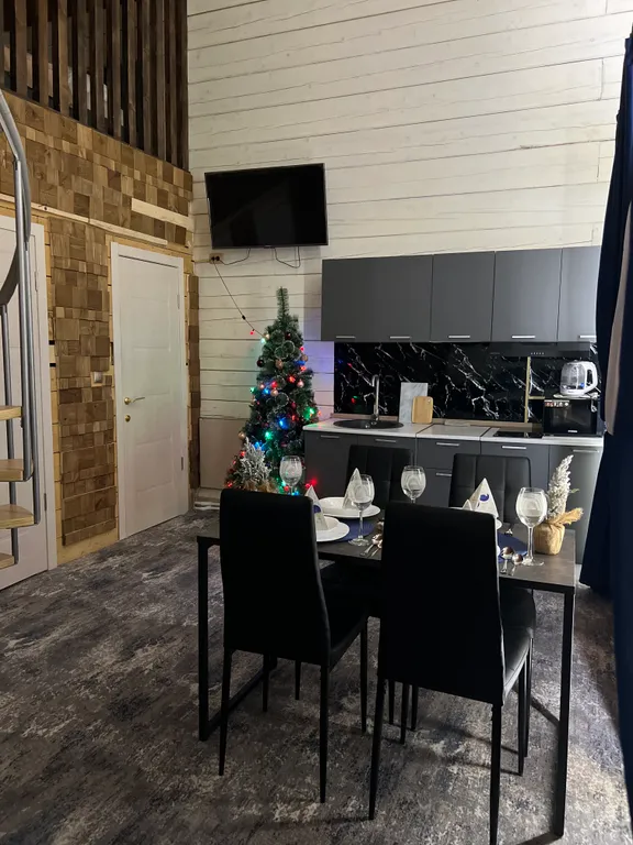 Коттедж Коттедж в стиле барн-хаус с видом на трассы — Шерегеш