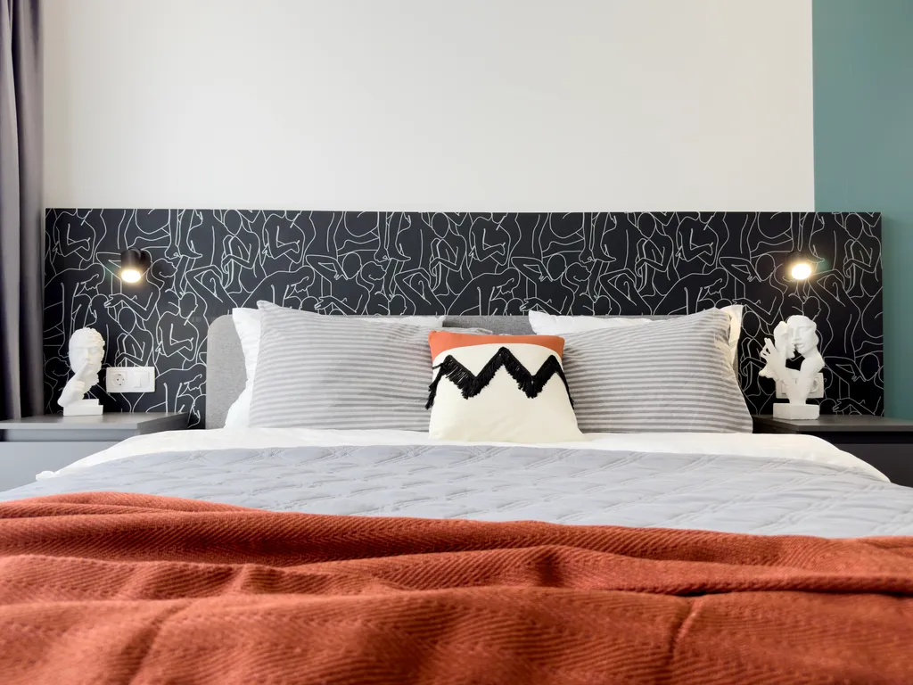 Квартира Квартира Дизайнерская студия для пары, вид на Москва-сити — Москва