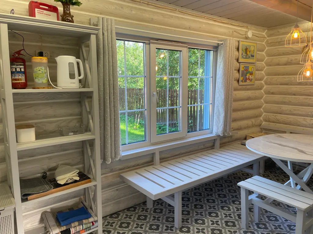 Коттедж Дом-баня в поселке около залива — Лебяжье