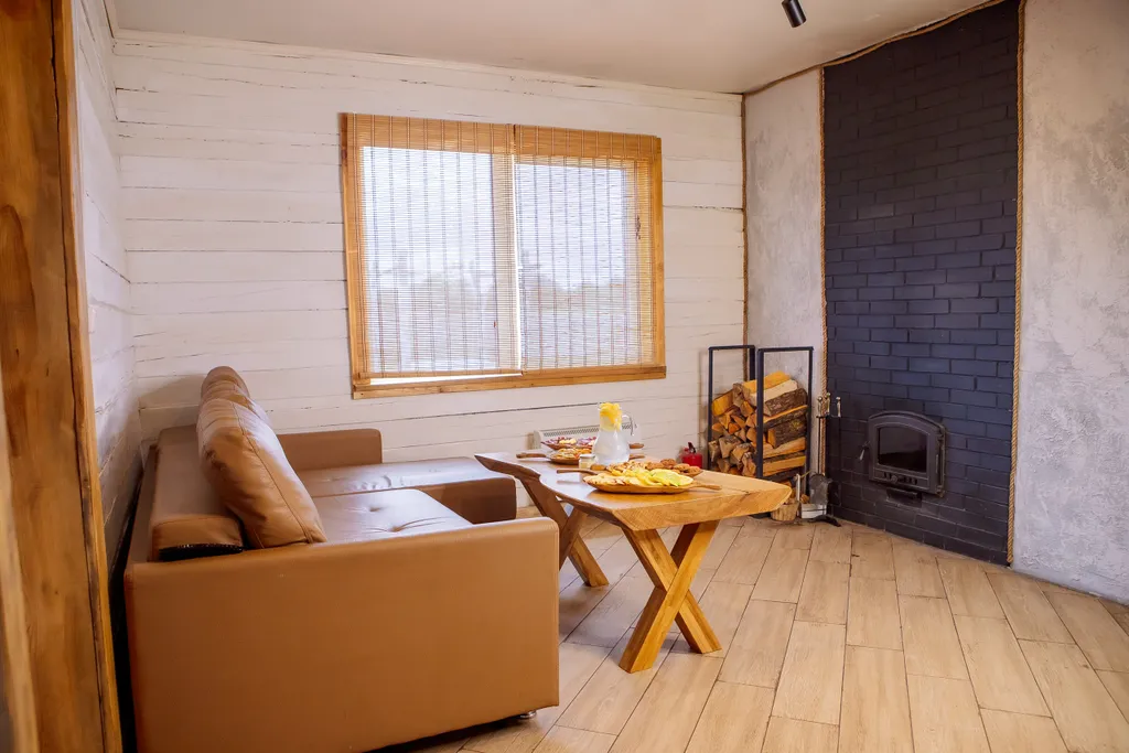 Уютный домик с баней и горячей купелью