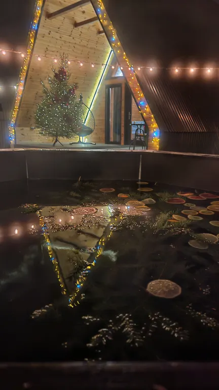 Дом с баней и чаном