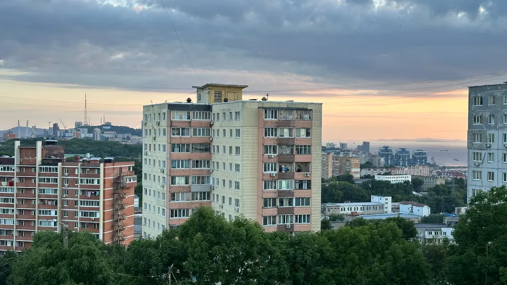 Квартира Уютная квартира в тихом районе Владивостока с видом на яркие закаты — Владивосток