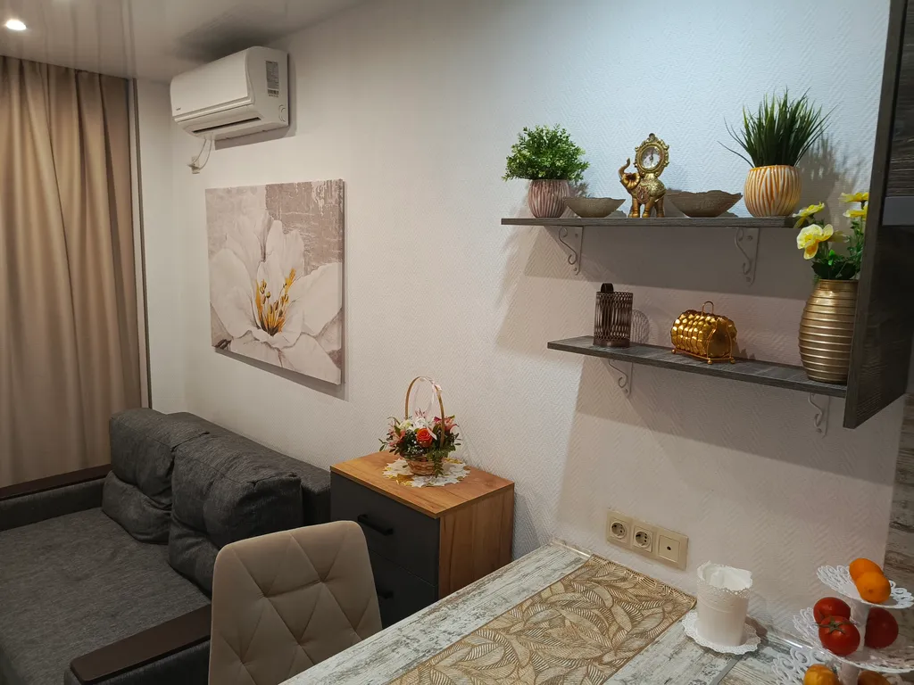 Студия с панорамным окном в Сириусе