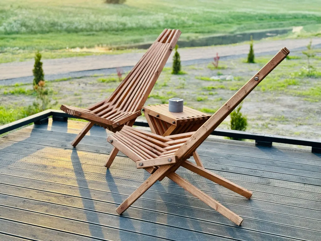 Дом Афрейм с подогреваемой купелью в террасе дома Лисичкино Карелия