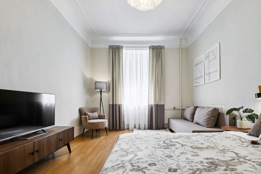 Большая видовая четырёшка с камином