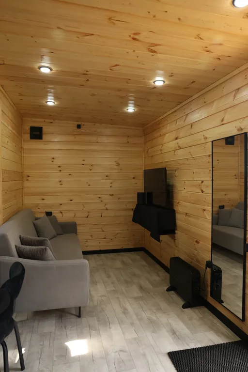 Стильный загородный домик в стиле Black