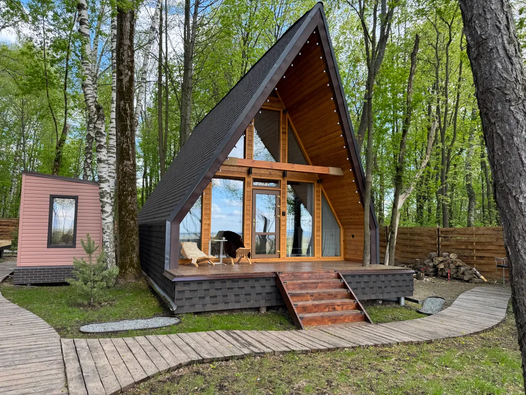 Уникальное место для отдыха на высоком берегу Волги