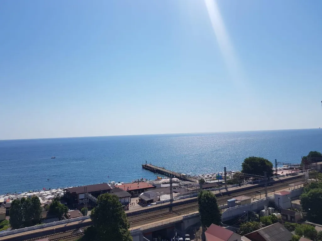 Уютная студия c великoлeпным видoм