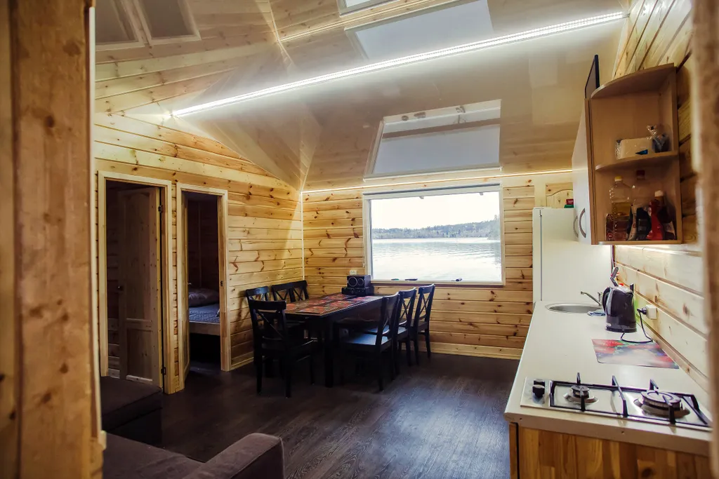 Плавдом Островок с баней