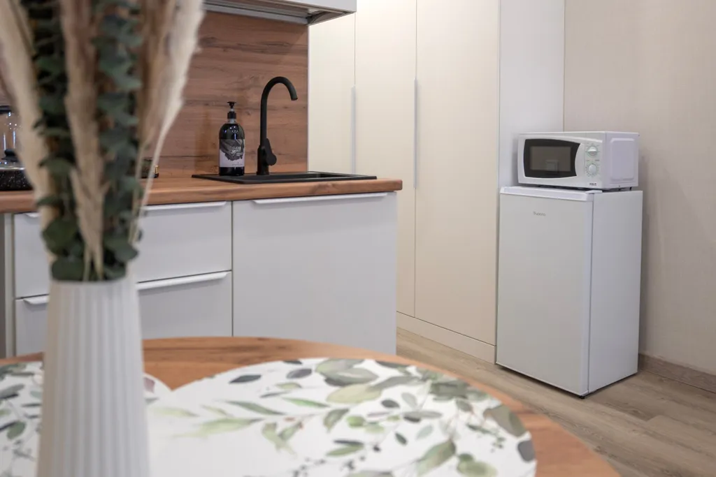 Студия для двух гостей с лоджией