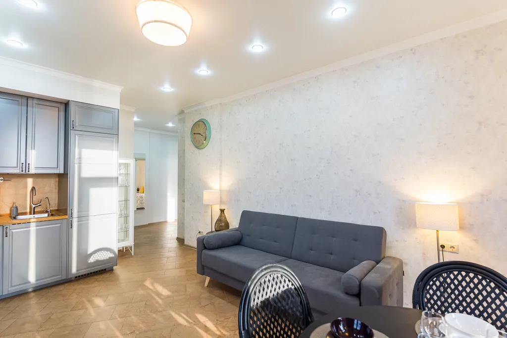 Квартира Квартира Премиальная кваpтиpa c видом на морe и гоpы, жк aльбaтpос — Геленджик