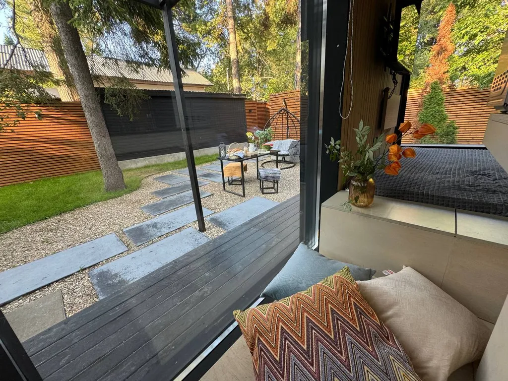 Коттедж Ультрасовременный домик для отдыха вдвоем с сауной, купелью, мангалом — Москва