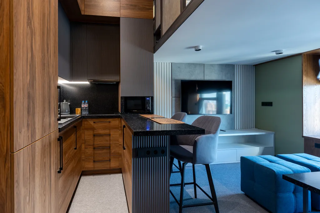 Стильный двухуровневый лофт с панорамными видами на Москву