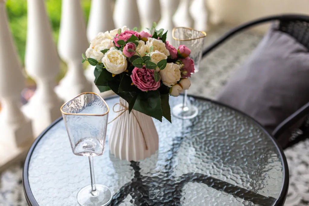 Квартира с балконом и видом на гору