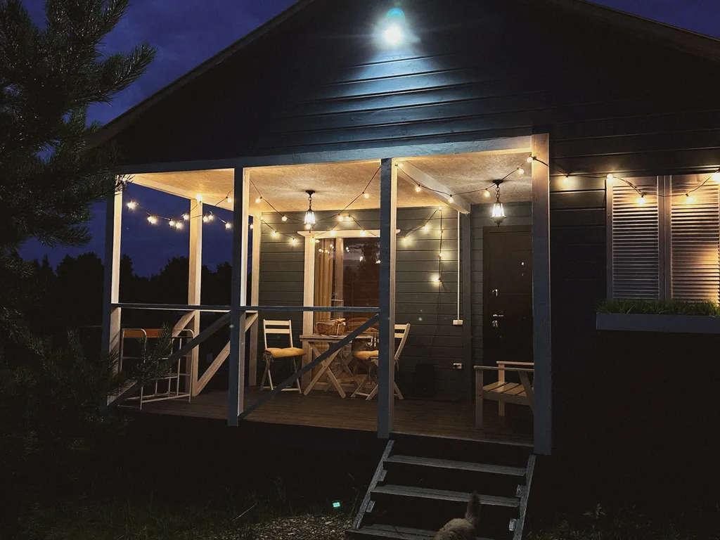 Дом с душой у соснового леса