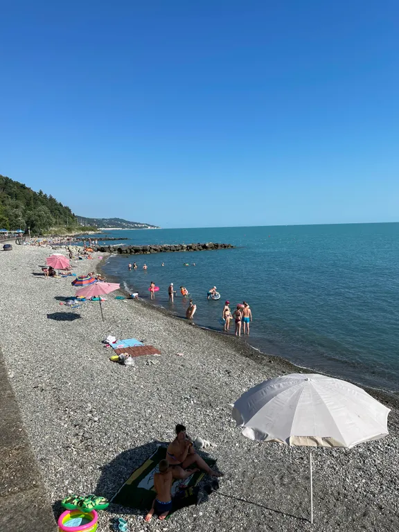 Квартира 2-комнатная квартира с видом на море и горы — Нижняя Хобза