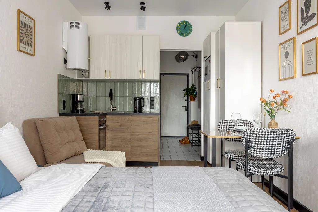 Апартамент Зеркальный в Курортном районе в доме с бассейном и сауной