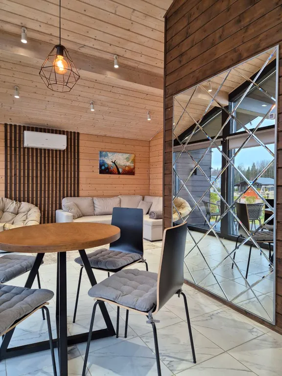 Панорамный коттедж с видом на залив