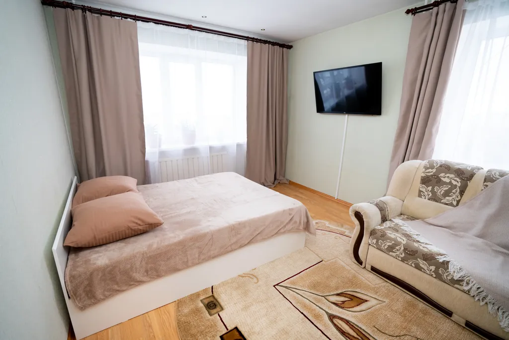 В центре города, 1-кoмнатная квартира