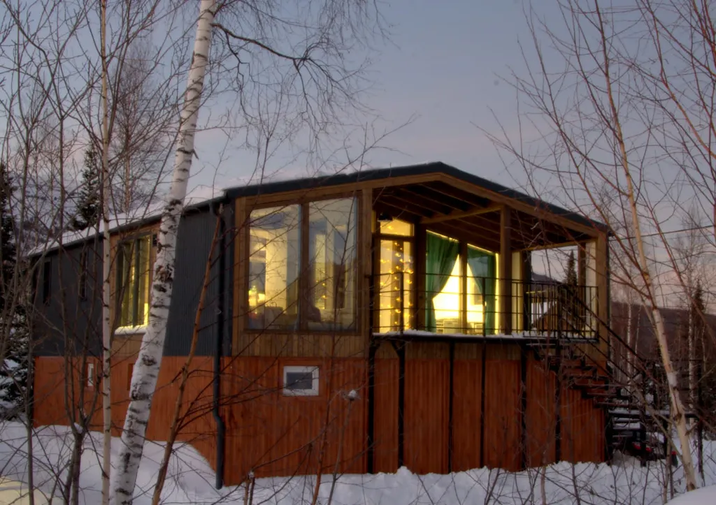 Барнхаус с теплым гаражом на две машины