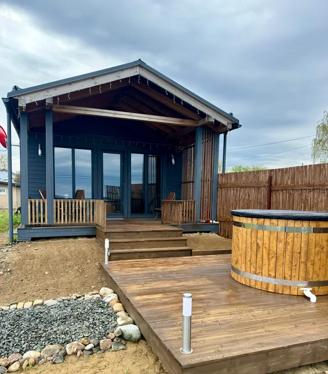 Коттедж Уютный дом с купелью Фурако прекрасным видом на Онежское озеро и город — аренда посуточно в Петрозаводск