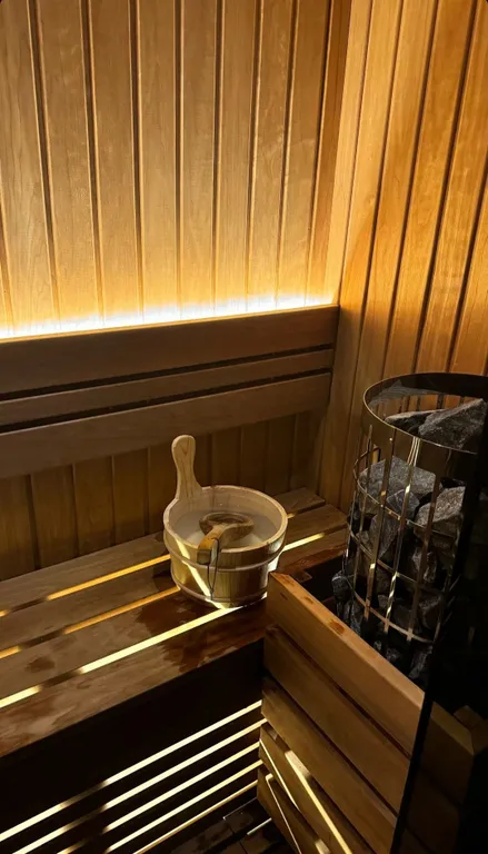 Дом с баней и чаном на дровах