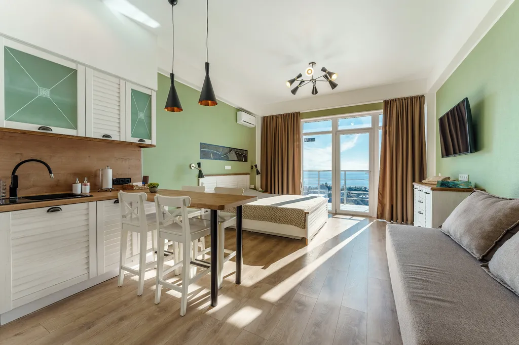 Квартира Уютный апартамент La Siesta Yalta с видом на море — аренда посуточно в Массандра