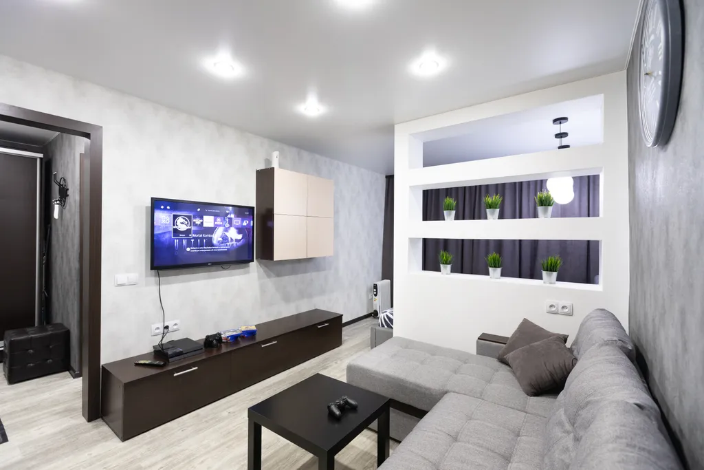 1-комнатная квартира, рядом склон