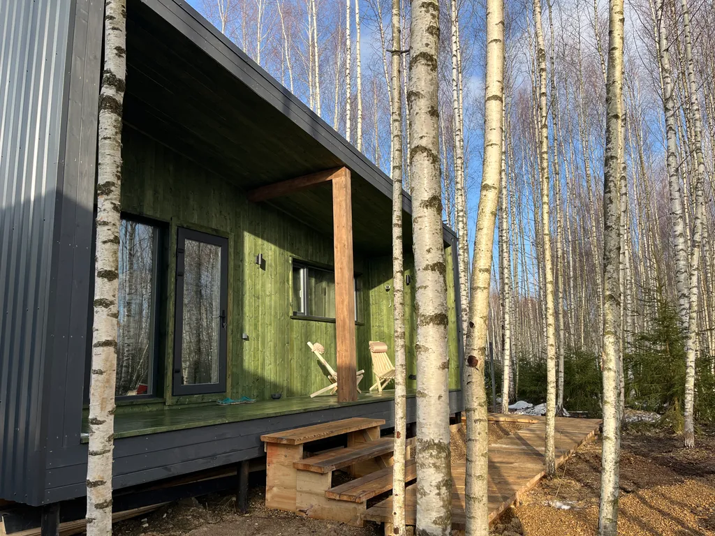 Новый стильный дом с сауной