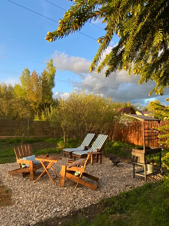 Уютный теплый дом с выходом в лес, 40 минут от Москвы со своей территорией