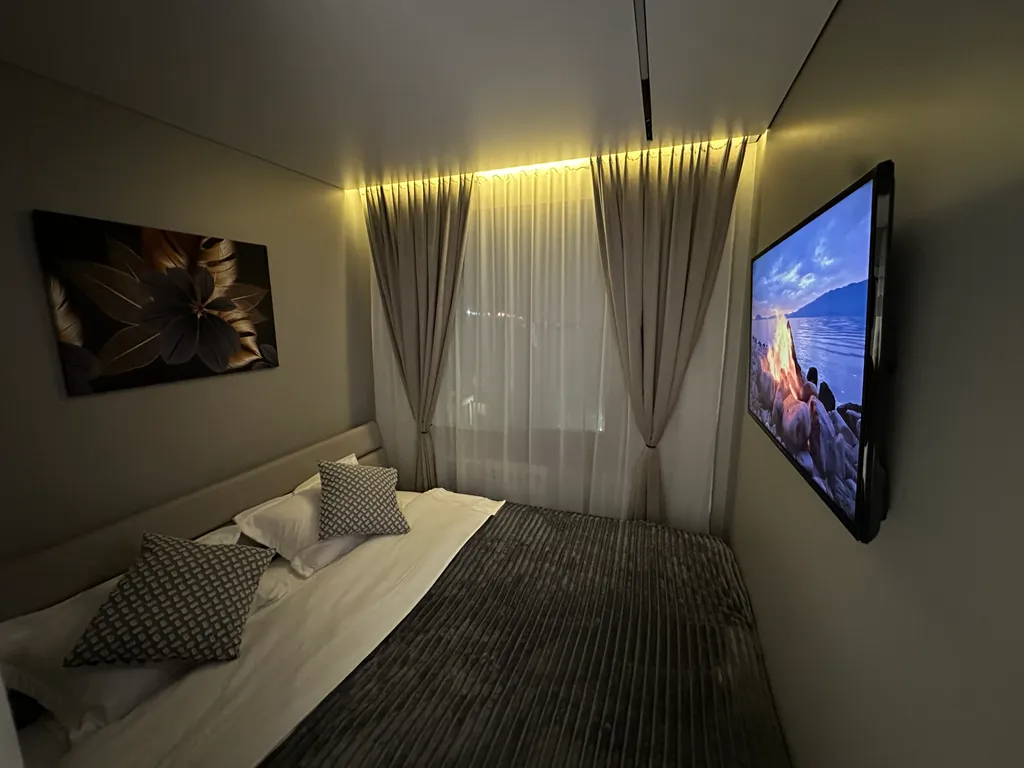 Уютная современная квартира у Парка Победы