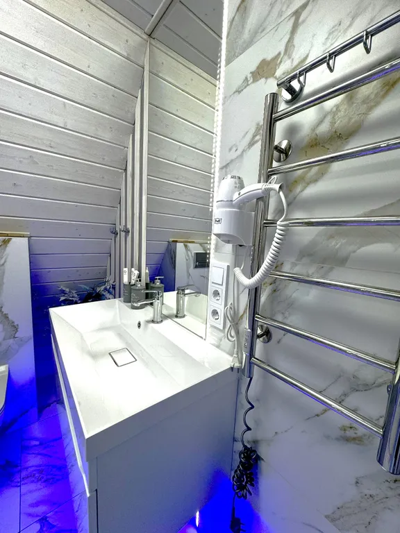 Aframe Lux white, дом на берегу Рыбинского водохранилища