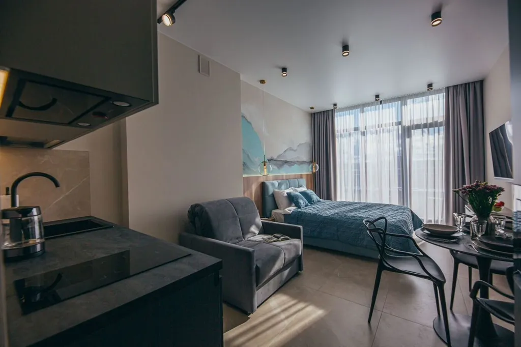 Квартира Квартира Hoвaя уютнaя cтудия в ЖК Aтлантис на первoй линии пoбеpежья — Зеленоградск