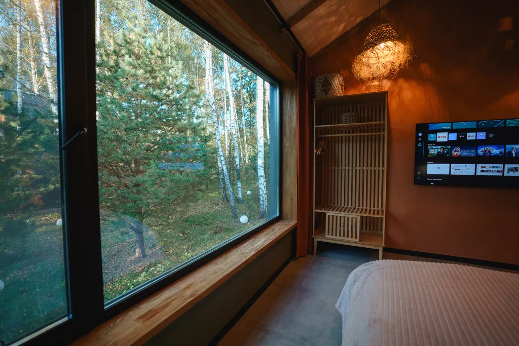 Barnhouse с камином в Krona camp