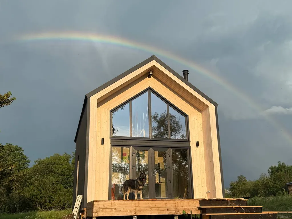 Коттедж Дизайнерский Барнхаус в природе Адыгеи — Новосвободная