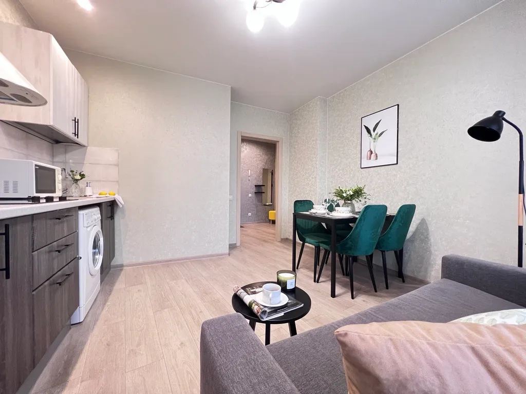 Квартира Квартира Sunny house 2шка студия с качелями на панорамной лоджии — Новосибирск