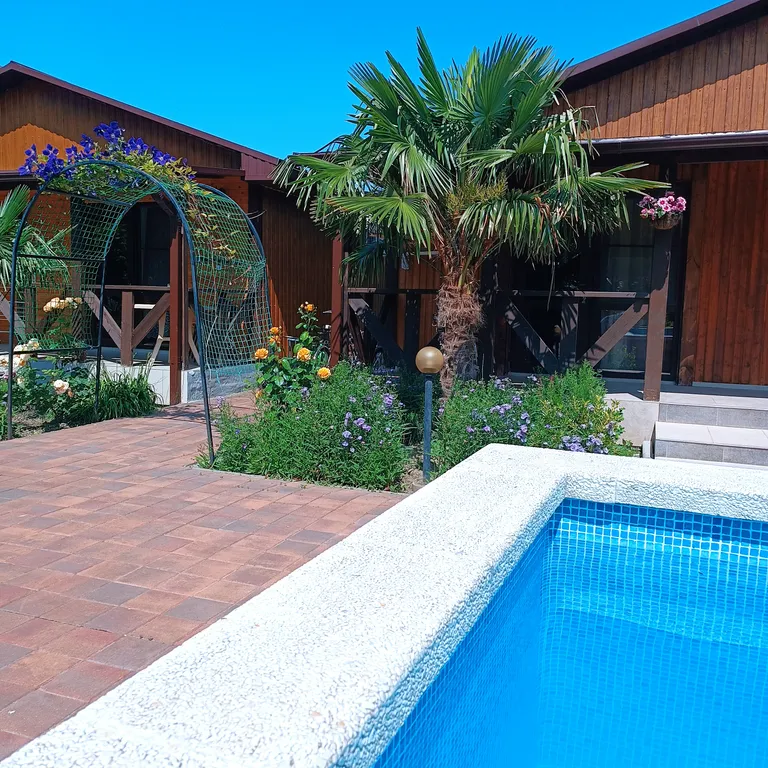 Коттедж Дом у бассейна — аренда посуточно в Новомихайловский