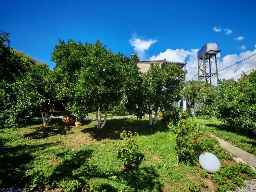 Большой двухэтажный дом с видом на горы