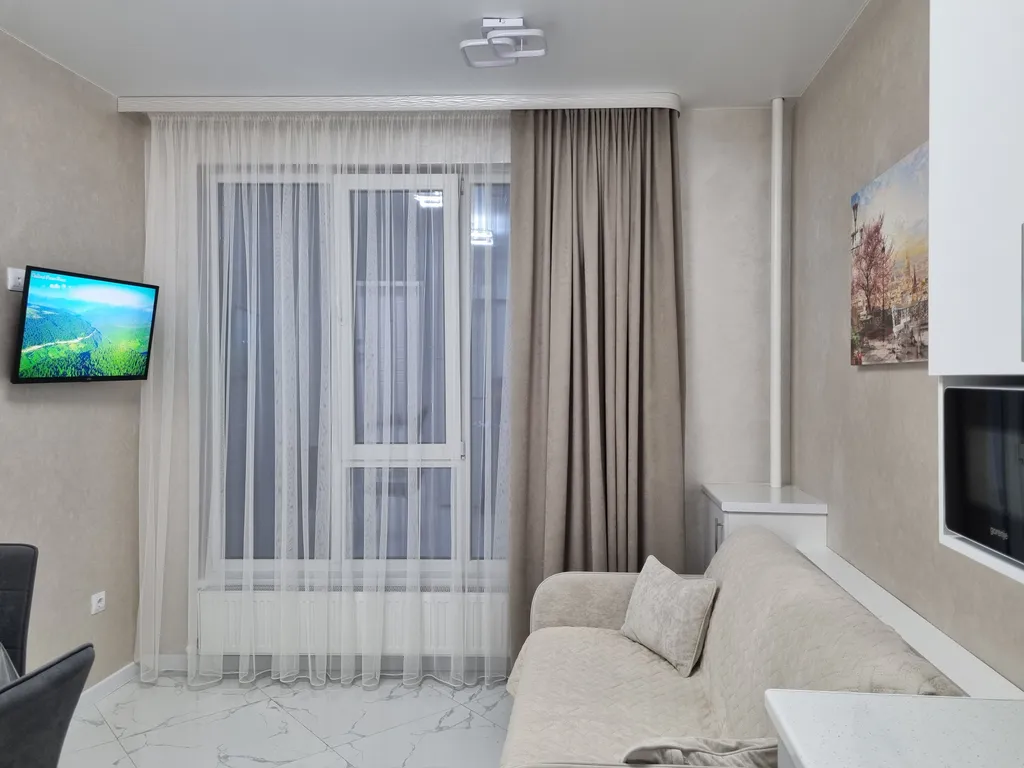 Уютная квартира в курортной части города в жк-Эсфера Сити с видом на горы