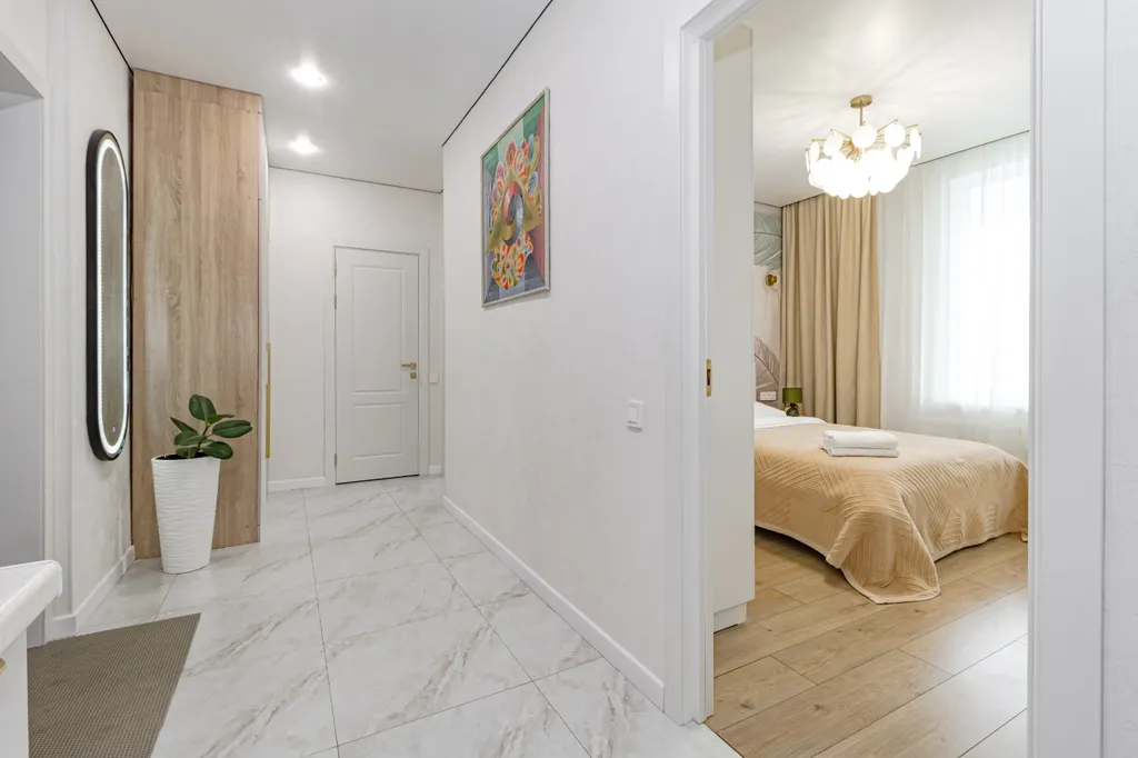 Апартамент с 2 спальнями рядом с Хан шатром