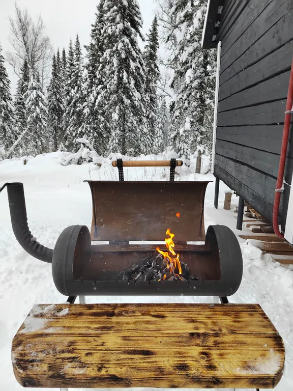 Коттедж Уютный, теплый дом с видом на гору Мустаг — Шерегеш