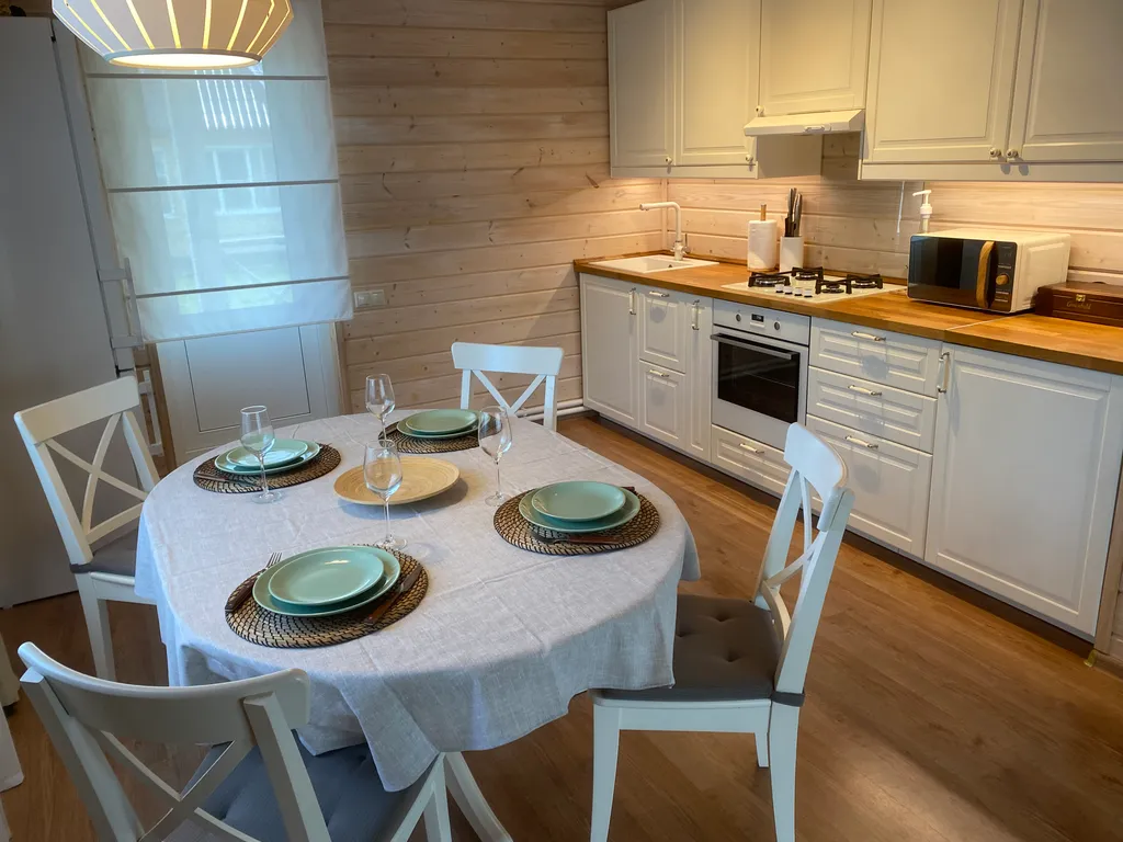 Коттедж с сауной и зоной BBQ