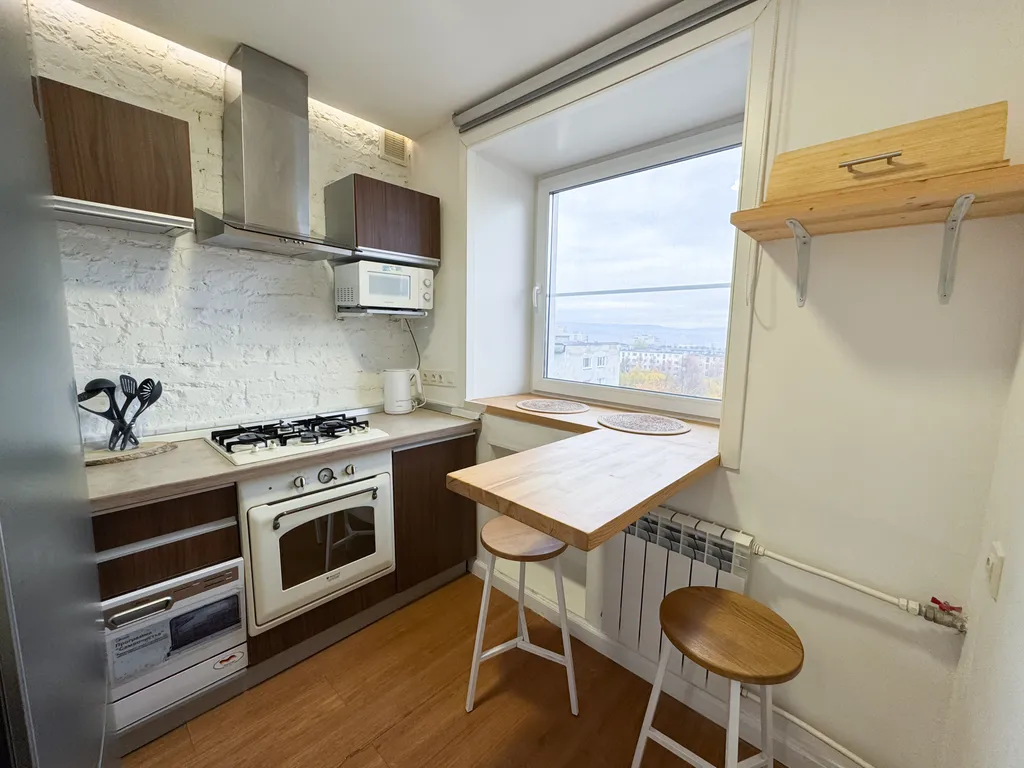 1‑комн. квартира в центре Мурманска на ул. Трудовых Резервов, 9