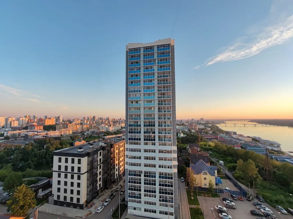 Уютная квартира на высоком этаже с прекрасным видом на реку Кама