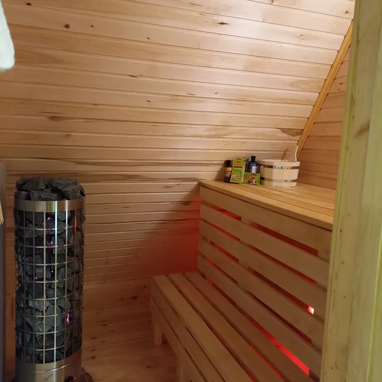 A-frame с сауной