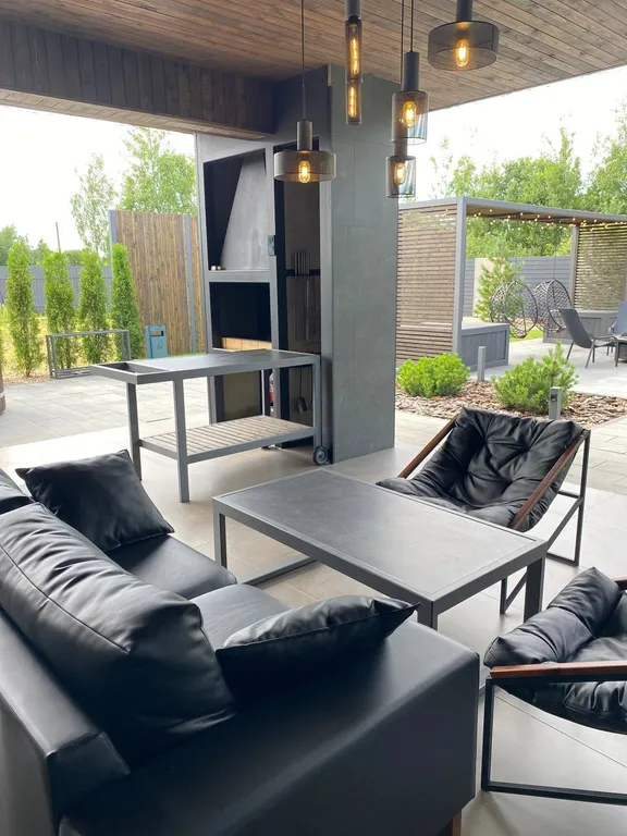 Стильный дом с чаном и сауной