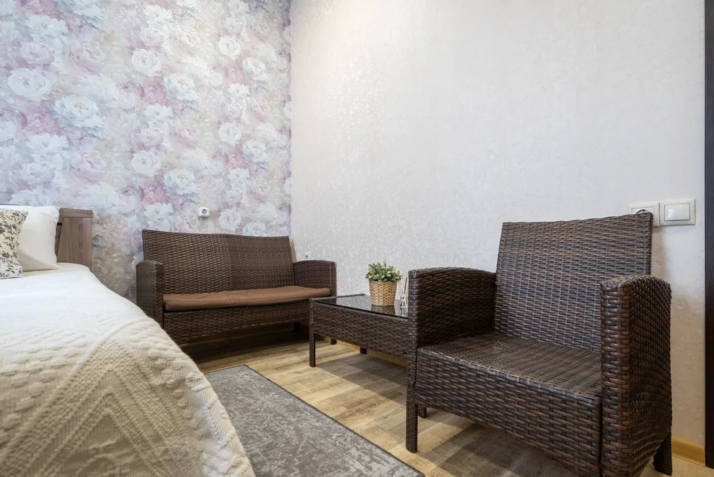 Небольшой апартамент у Дендрария и Цирка с раздельными кроватями